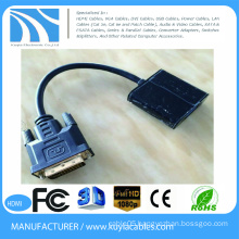 high quality gold plated 15cm DVI Male to VGA Female converter adapter cable